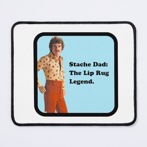 Item preview, Stache Dad: The Lip Rug Legend - Father's Day Birthday Mustache Dad Kitsch designed and sold by The Sticker Bureau.