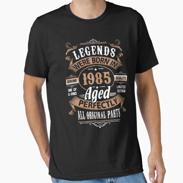 Item preview, 40th Birthday Shirt for Men, Legends were Born in 1985, Vintage T Shirts for Men 40 Years Mens Birthday Gift Ideas designed and sold by FernaRoje.
