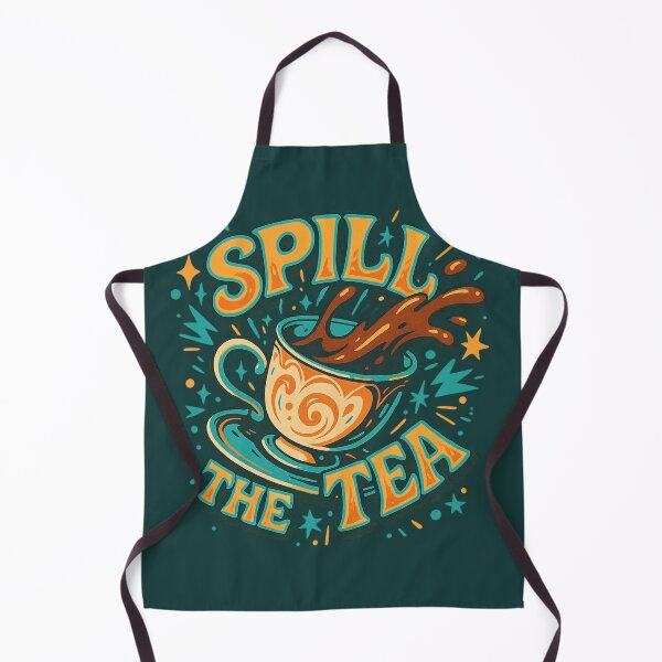 Item preview, Spill the Tea – Drama Queen Vintage Style Design designed and sold by GirlyPopped.