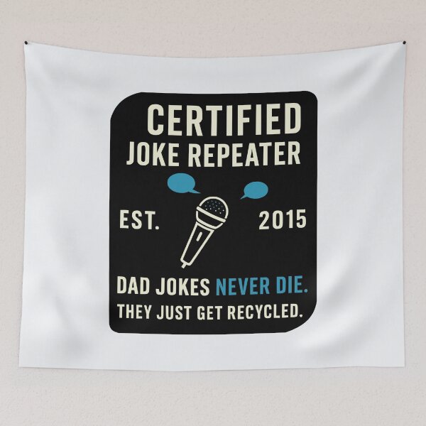 Item preview, Certified Dad Jokes Recycled designed and sold by DNC1134.