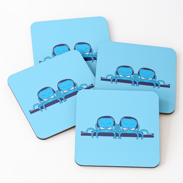 Item preview, 2 DJ Octopus Duo Two Friends Mixer Club Music Team designed and sold by shirt-o-mat.