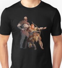 Gott des Krieges Horizon Zero Dawn Slim Fit T-Shirt