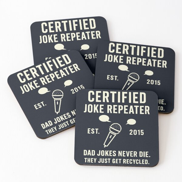 Item preview, Certified Dad Jokes Recycled designed and sold by DNC1134.