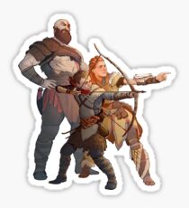 God Of War Horizon Zero Dawn Sticker