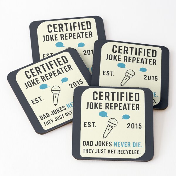 Item preview, Certified Dad Jokes Recycled designed and sold by DNC1134.