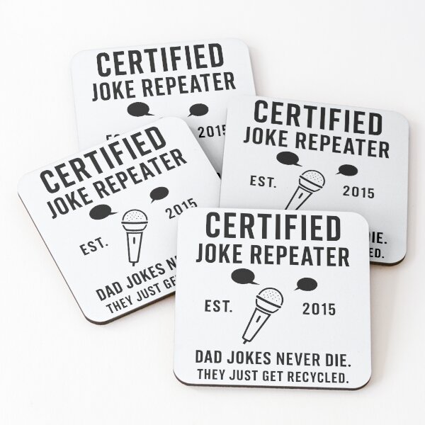 Item preview, Certified Dad Jokes Recycled designed and sold by DNC1134.