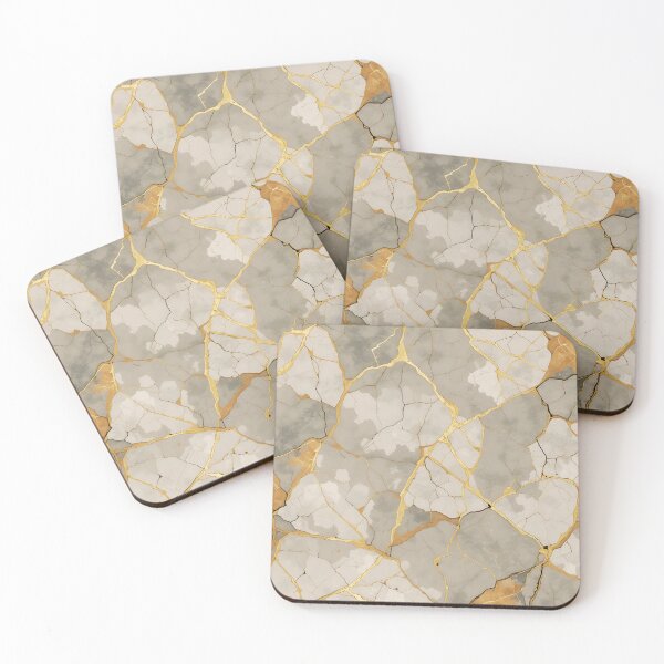 Item preview, Kintsugi Lines – Abstract Seamless Pattern designed and sold by Dino-Lune.