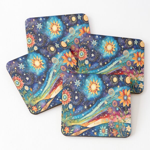 Item preview, Surreal Flowery Starry Night designed and sold by artedamensagem.