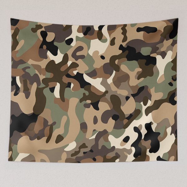 Item preview, Organic Earth Tone Camouflage Pattern designed and sold by YourPrettyHome.