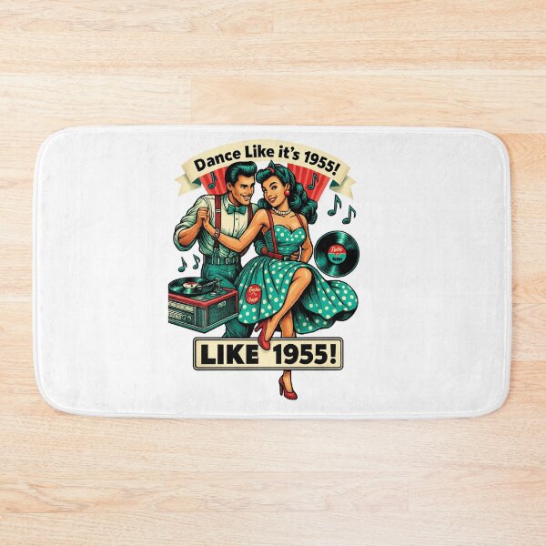 Item preview, Retro Dance Forever – 1950s Rock and Roll Pin-Up Style Art designed and sold by JenniferCreaArte .