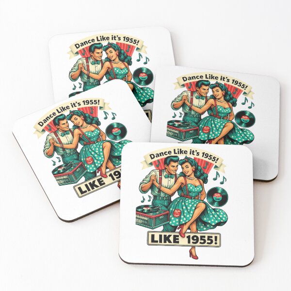 Item preview, Retro Dance Forever – 1950s Rock and Roll Pin-Up Style Art designed and sold by JenniferCreaArte .