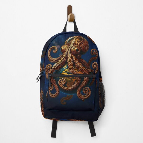 Item preview, Steampunk Octopus Grasping the Earth designed and sold by RinWinArts.