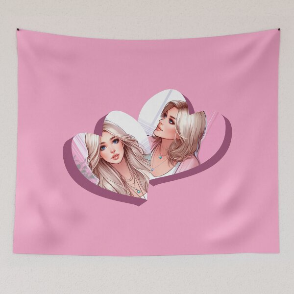 Item preview, Mother and Daughter - Blonde - Character Art designed and sold by AmberRoseWrites.