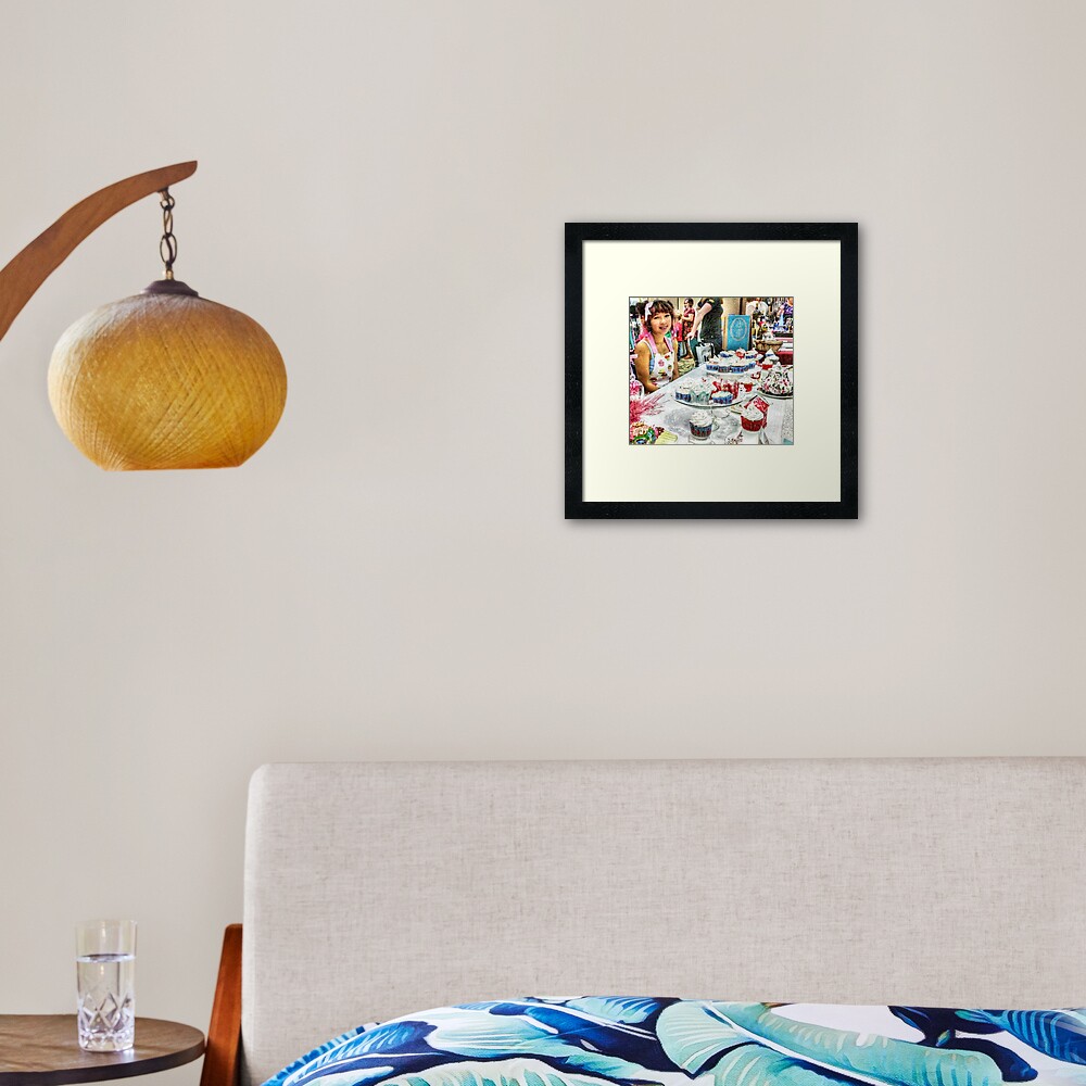 Item preview, Framed Art Print designed and sold by Ladyinthemitten.