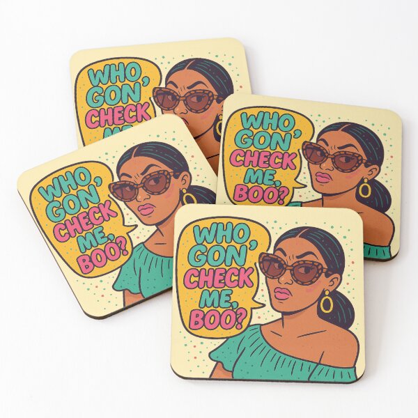 Item preview, Who Gon’ Check Me Boo – Sheree RHOA Meme Art designed and sold by GirlyPopped.