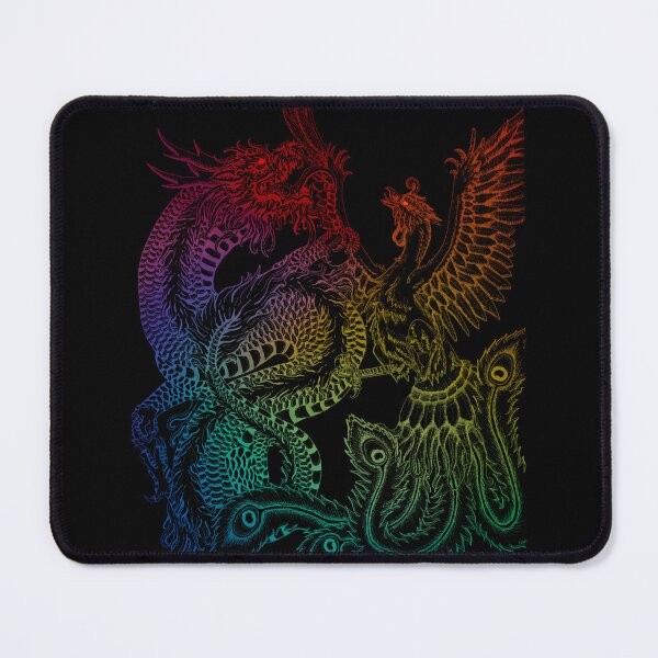 Item preview, Rainbow Dragon and Phoenix designed and sold by DragonicDux.