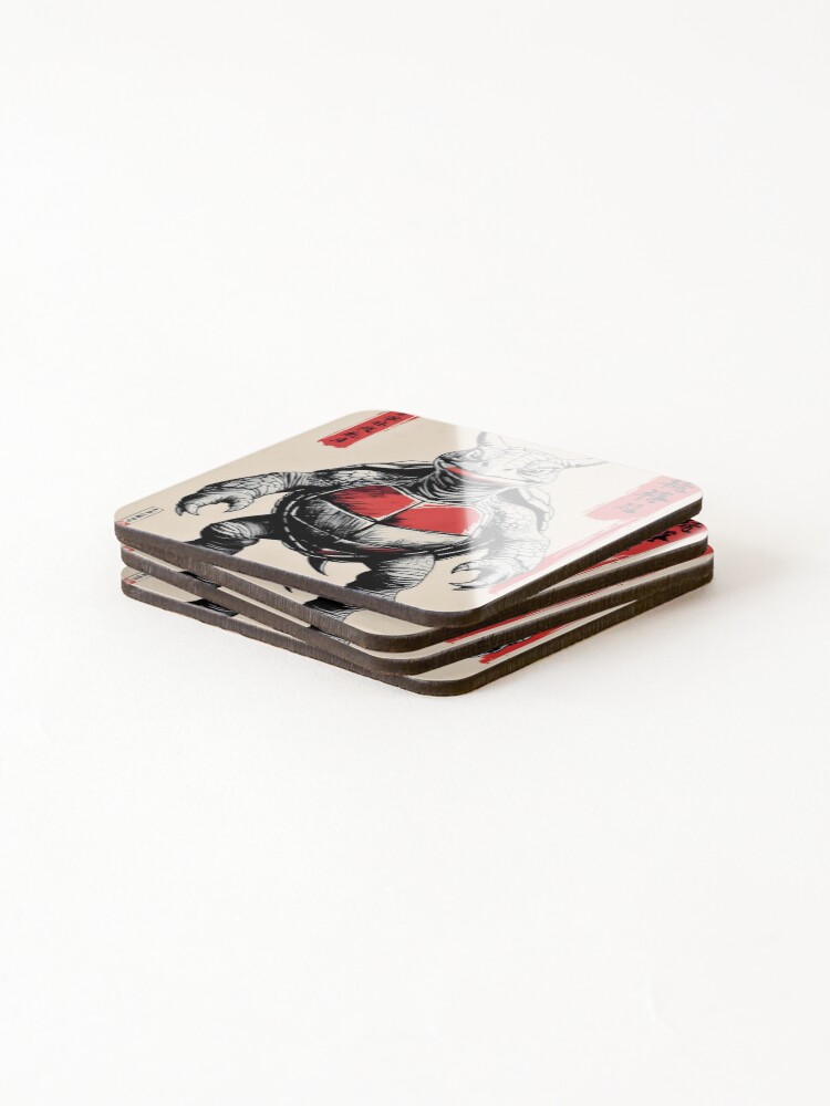 Thumbnail 4 of 5, Coasters (Set of 4), Demon turtle designed and sold by Rooijan.