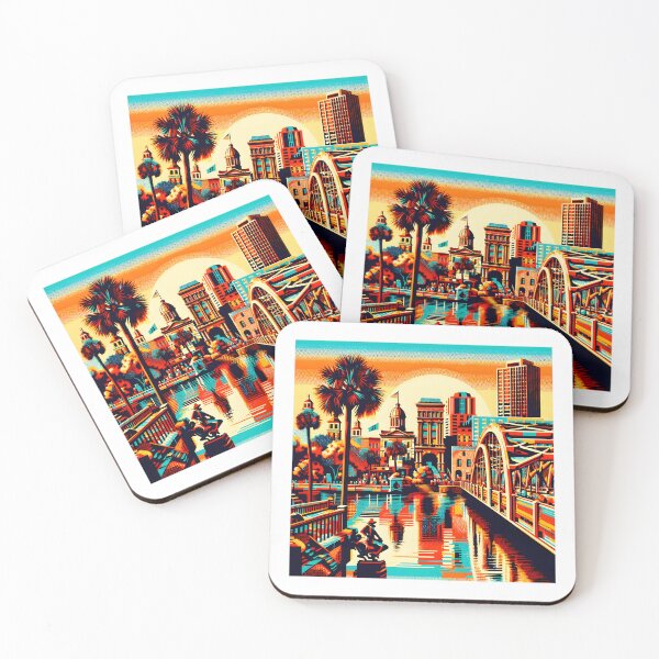 Item preview,  Retro Sunset Cityscape T-Shirt designed and sold by Route and Render.
