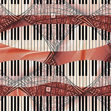 Artwork thumbnail, Piano - Keyboard - Musical Instruments by gracefullizard