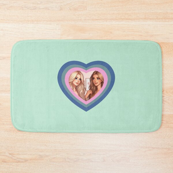 Item preview, Besties - Best Friends - Blonde and Brunette - Character Art designed and sold by AmberRoseWrites.