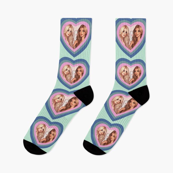 Item preview, Besties - Best Friends - Blonde and Brunette - Character Art designed and sold by AmberRoseWrites.