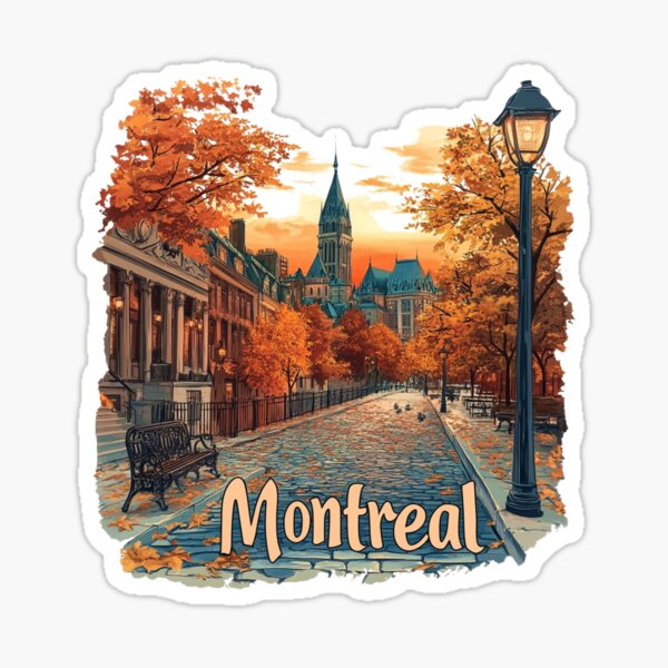 Item preview, Montreal in Autumn designed and sold by FineArtsPro.
