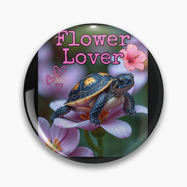 Item preview, Cute Baby Turtle Relaxing On A Flower Colorful Design designed and sold by EarthArtDesigns.