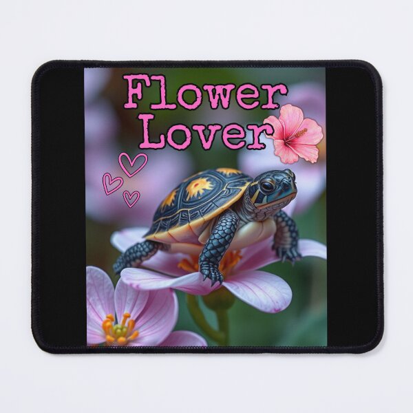 Item preview, Cute Baby Turtle Relaxing On A Flower Colorful Design designed and sold by EarthArtDesigns.