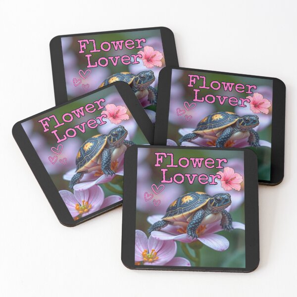 Item preview, Cute Baby Turtle Relaxing On A Flower Colorful Design designed and sold by EarthArtDesigns.