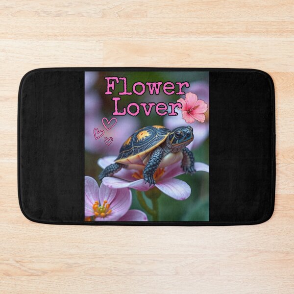 Item preview, Cute Baby Turtle Relaxing On A Flower Colorful Design designed and sold by EarthArtDesigns.