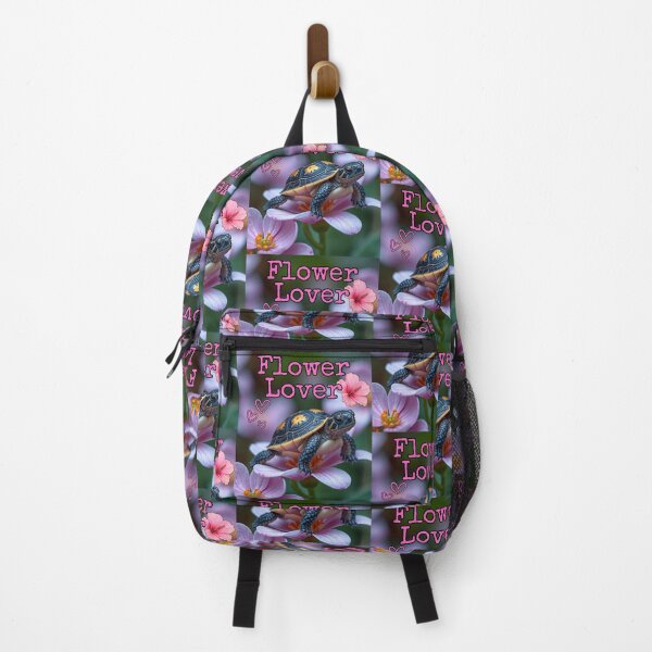 Item preview, Cute Baby Turtle Relaxing On A Flower Colorful Design designed and sold by EarthArtDesigns.