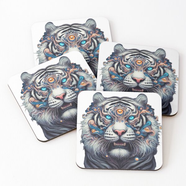 Item preview, Third Eye Tiger: Cosmic Awakening designed and sold by ThreadandPixel.