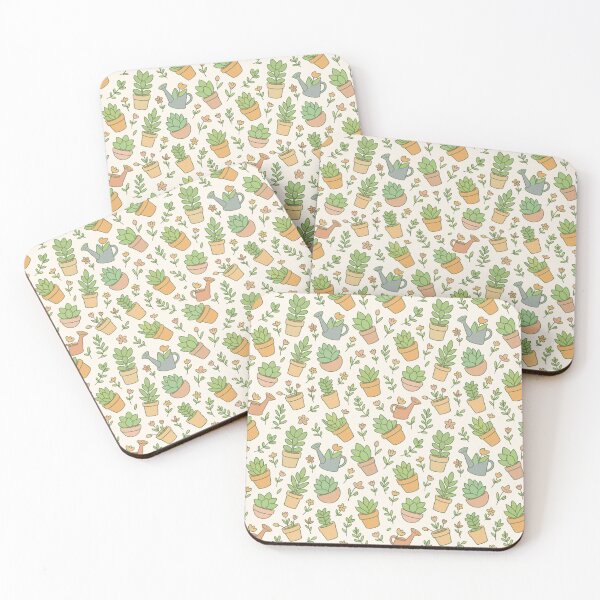 Item preview, Succulent Love seamless designed and sold by The Punkin Patch Co.