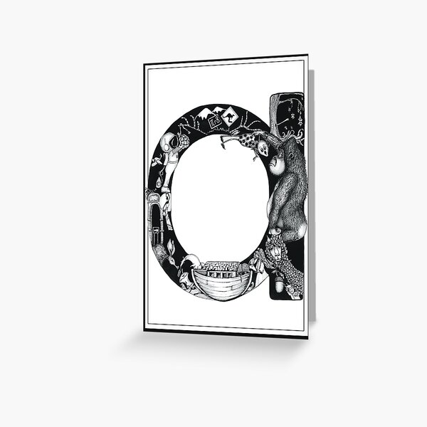 'a' is for... Greeting Card