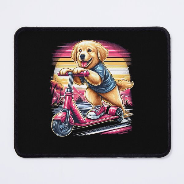 Item preview, Golden Retriever scooter T-Shirt designed and sold by American Artist Designs.