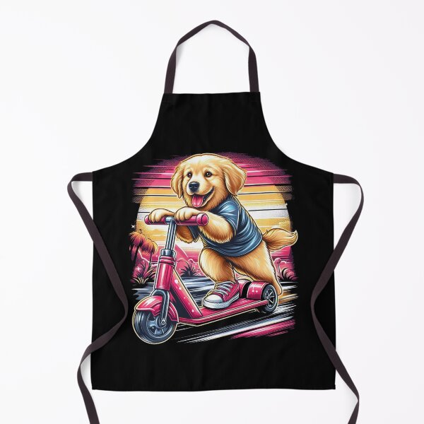 Item preview, Golden Retriever scooter T-Shirt  designed and sold by American Artist Designs.