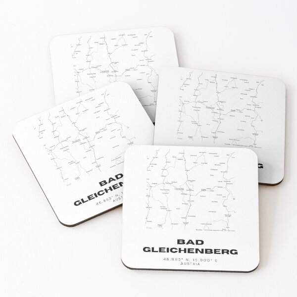 Item preview, Bad Gleichenberg Map – Styria Spa Town Minimalist Map Art designed and sold by RM-Journey.