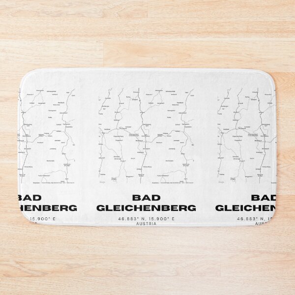 Item preview, Bad Gleichenberg Map – Styria Spa Town Minimalist Map Art designed and sold by RM-Journey.