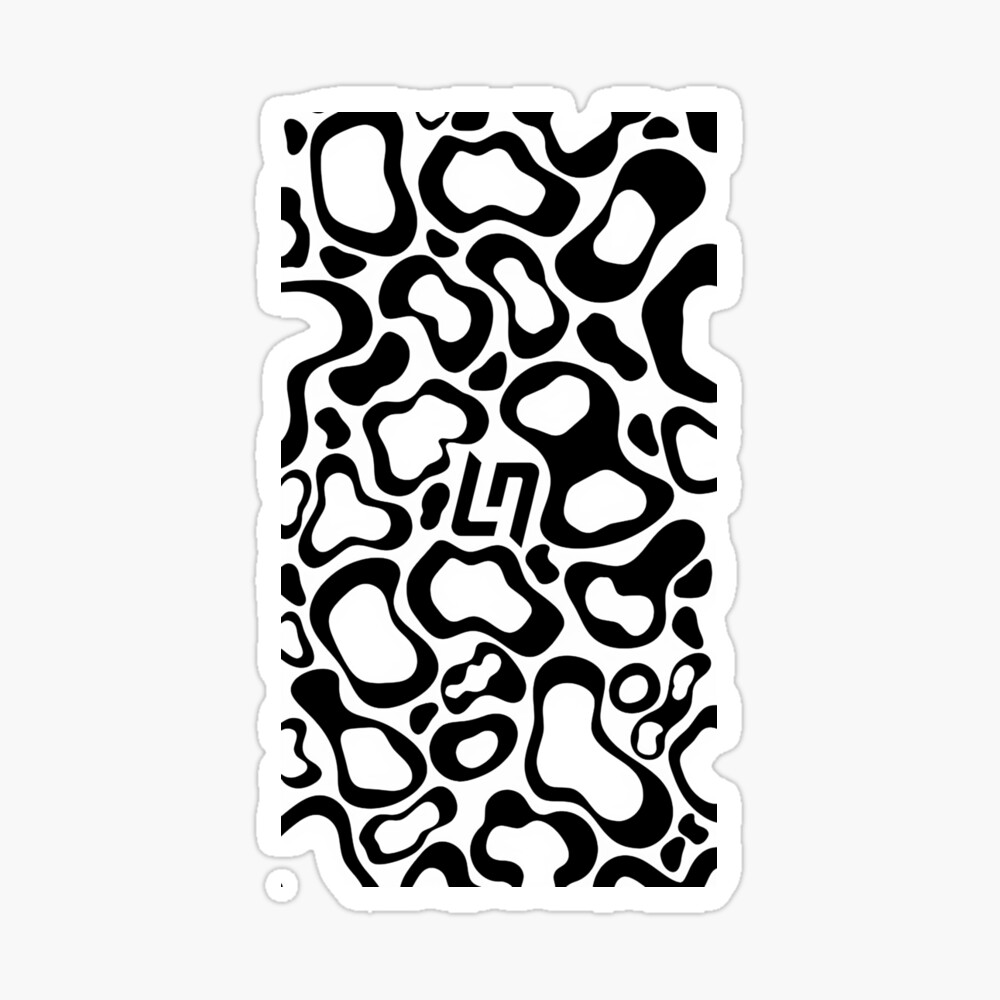 Lando Norris Helmet Pattern Poster