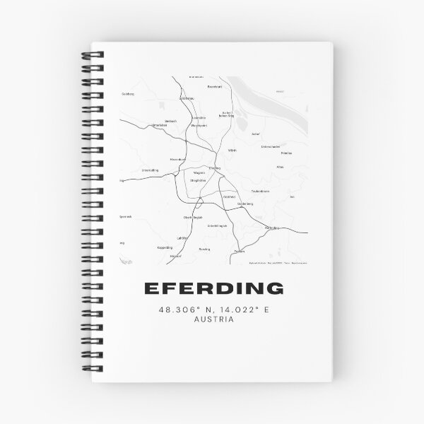 Item preview, Eferding Map – Minimalist Austria Town Map Print designed and sold by RM-Journey.