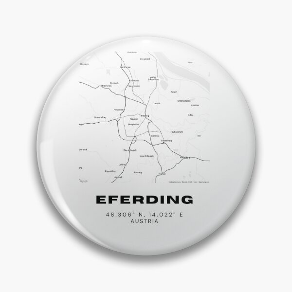 Item preview, Eferding Map – Minimalist Austria Town Map Print designed and sold by RM-Journey.
