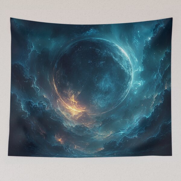 Item preview, Celestial Surge Over Forgotten Streets designed and sold by oanaunciuleanu.