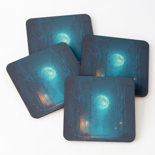 Item preview, Celestial Surge Over Forgotten Streets designed and sold by oanaunciuleanu.