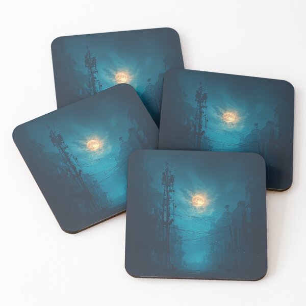 Item preview, Celestial Surge Over Forgotten Streets designed and sold by oanaunciuleanu.
