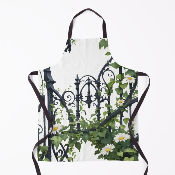 Item preview, Secret Garden Gate – Ivy & Daisies in Soft Light designed and sold by LuxuryApparels.