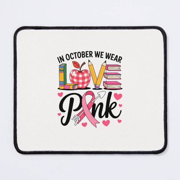 Item preview, LOVE Teacher Breast Cancer Awareness In October We Wear Pink designed and sold by facegm.