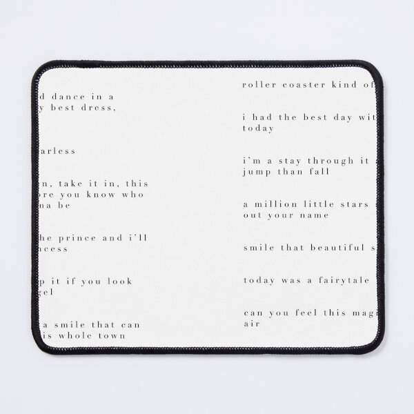Item preview, Fearless lyrics designed and sold by samleigal.