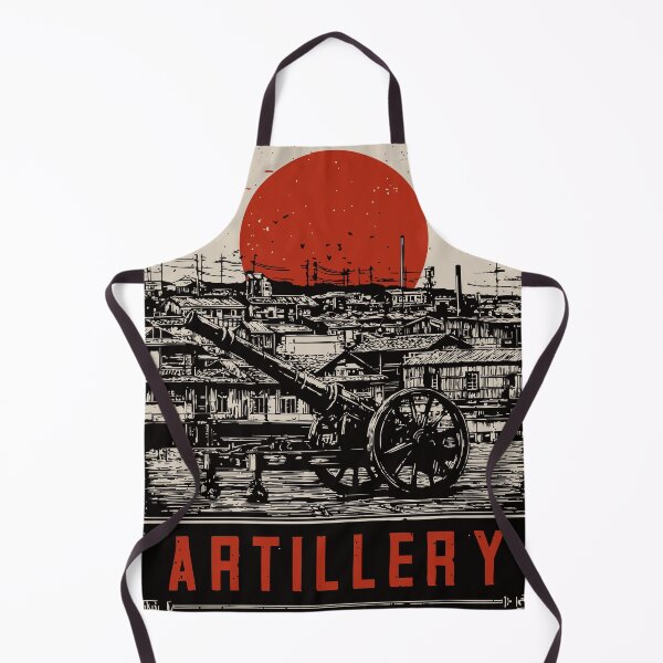 Item preview, Vintage Artillery Military Poster Dieselpunk Industrial War Art designed and sold by TuncGK.