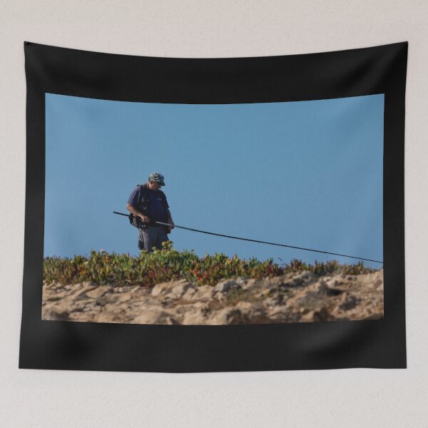 Item preview, Jetty Fishing In Peniche Portugal designed and sold by PsychoAlien.com.