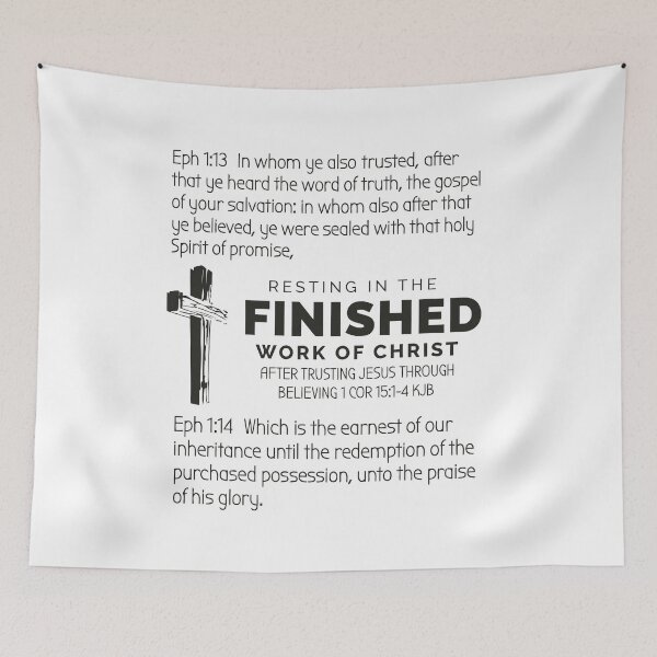 Item preview, Resting In The Finished Work of Christ Ephesians 1 designed and sold by teenugs.